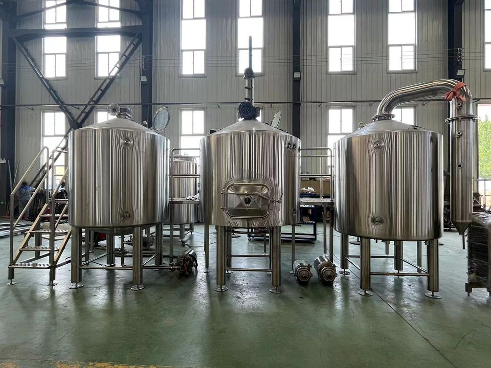 1000L stainless steel steam heated beer brewing equipment
