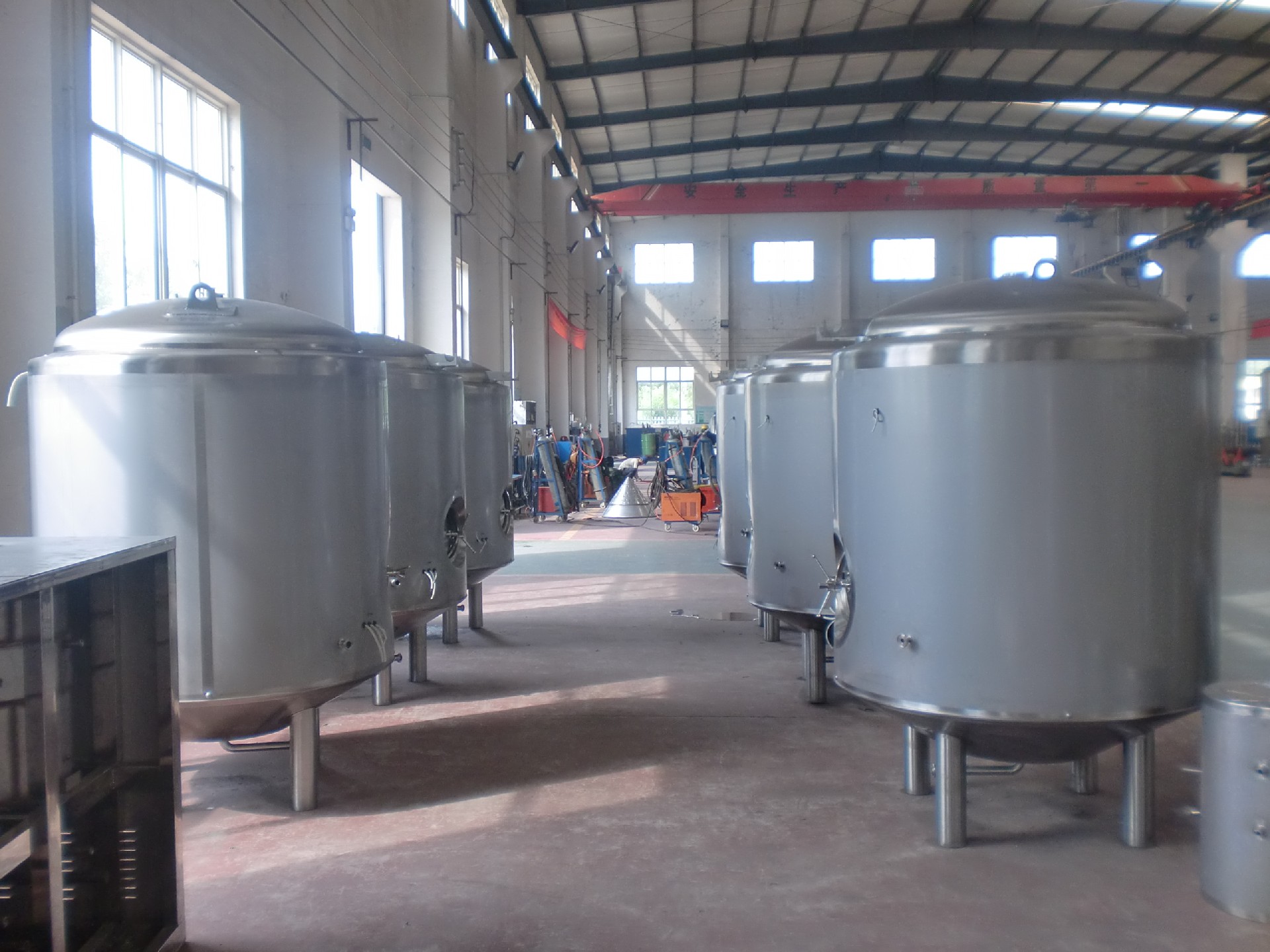 bright beer tank