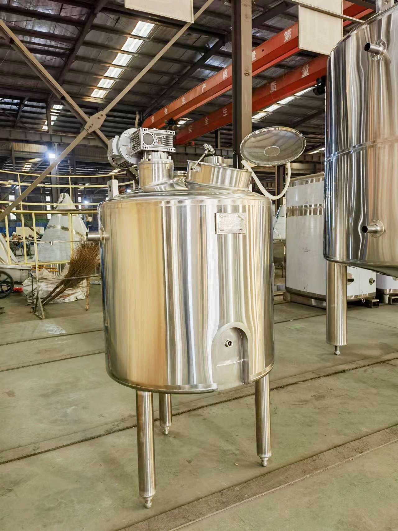 500L 1000L yogurt milk mixing tank