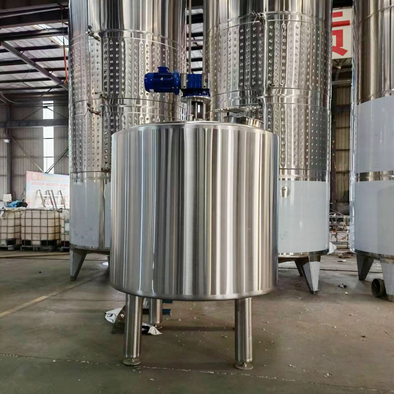 1000L 2000L cosmetic stainless steel 316L mixing tank