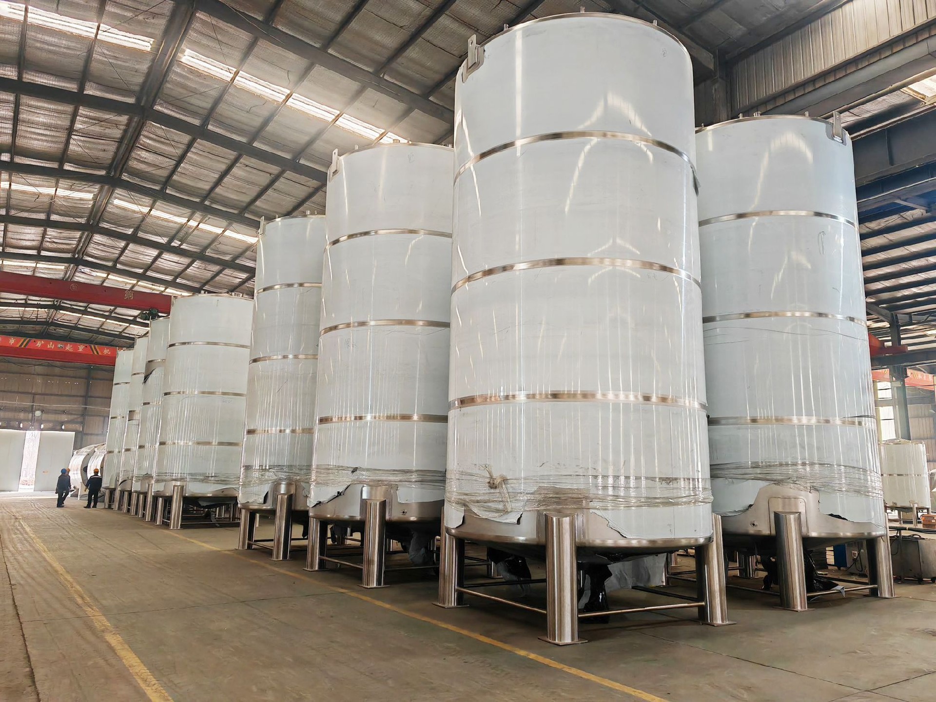 30000L stainless steel single wall effluent water tank