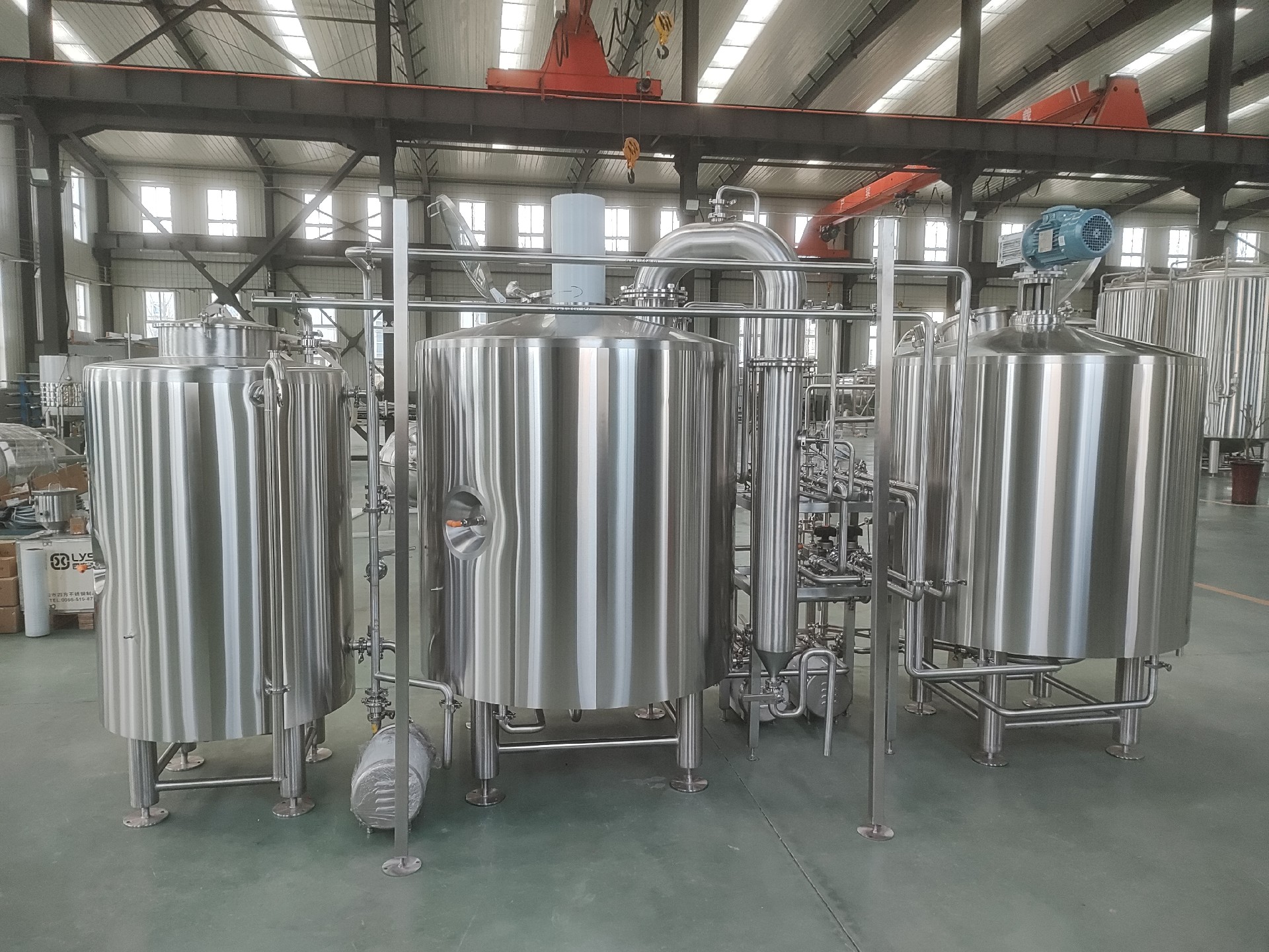 500L stainless steel two vessel electric micro beer brewery equipment