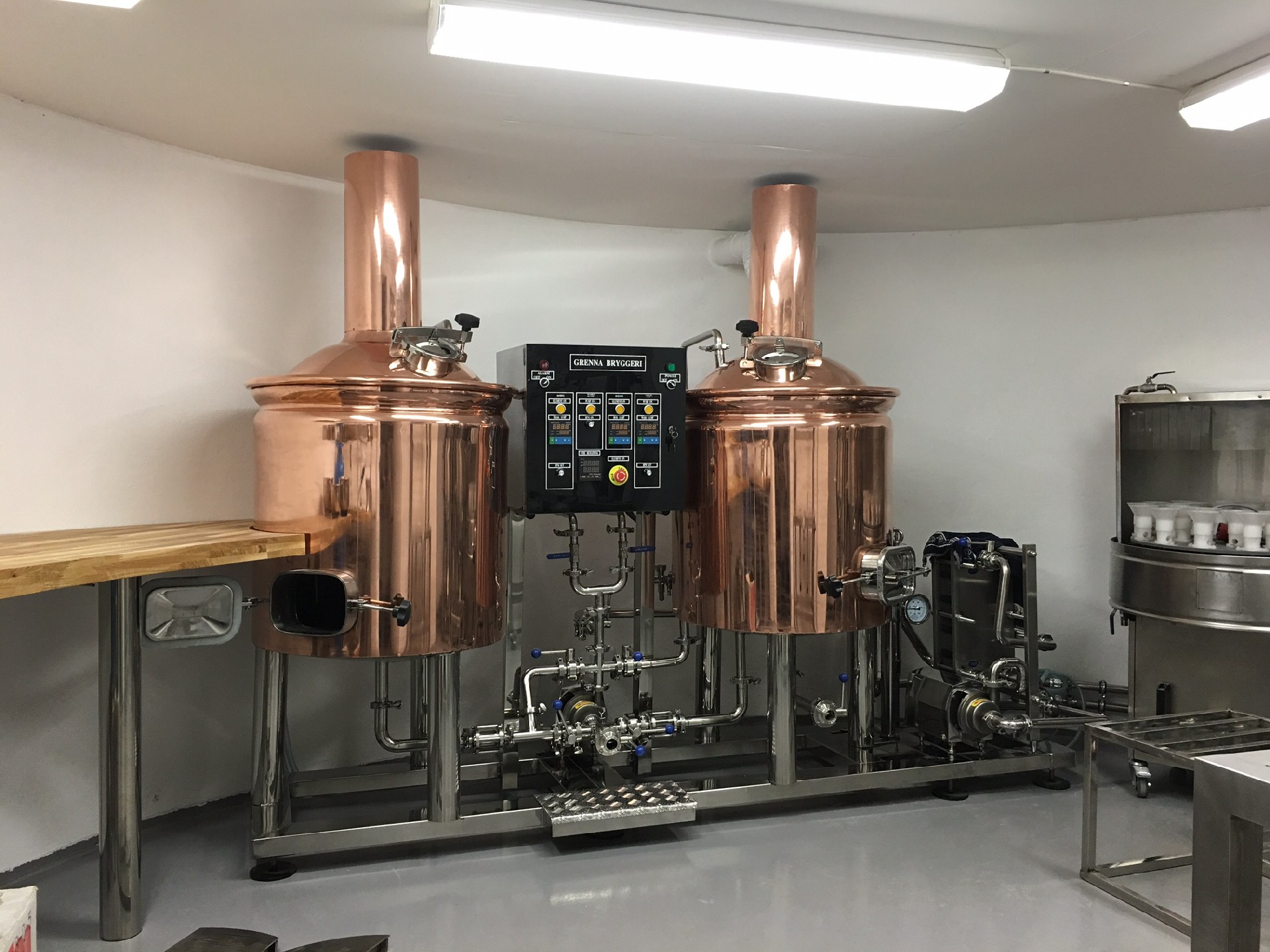 200L 500L brewpub red copper micro brewery